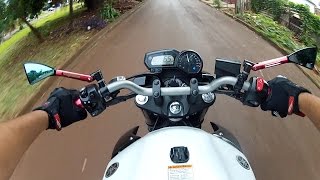 Test Ride  Yamaha XJ6N SP BRANCA COM ABS 2015 [upl. by Wyler]