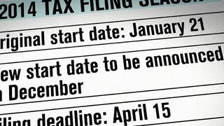 Tax season delayed as a result of government shutdown [upl. by Nemlaz94]