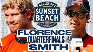 John John Florence vs Jordy Smith  Hurley Pro Sunset Beach 2024  Quarterfinals [upl. by Rosecan109]