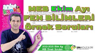 Ekim Ayı Örnek Sorular Fen Bilimleri LGS 2023 [upl. by Atiuqa]