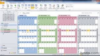 Outlook Tutorial  How to work with multiple calendars [upl. by Roach66]