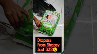 Shopsy Flipkart findsdiapersflipkartshopsyreview unboxing baby trending [upl. by Fulks]