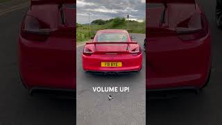 Porsche 981 GT4 stock exhaust sound  startup amp revs gt4 porschegt4 exhaustsound [upl. by Enywad310]