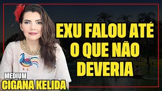 EXU DA CALUNGA INCORPORA AO VIVO NA CIGANA KÉLIDA NO PODCAST E FAZ GRANDE REVELAÇÃO [upl. by Whiteley]