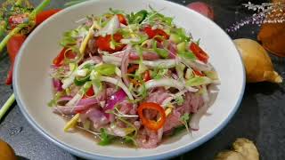 Kilawin baka  kinilaw na baka presco  raw meat  ilocano dish [upl. by Etnuahs]