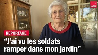 Léone se souvient du débarquement  quotJai vu des soldats anglais ramper dans mon jardin quot [upl. by Ardeth]