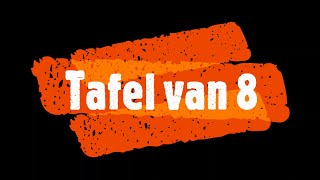 Tafel van 8 oefenen [upl. by Settera]