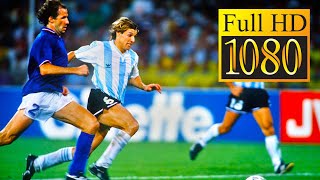 Italy  Argentina world cup 1990  full highlights FHD 50 fps [upl. by Gnilsia]