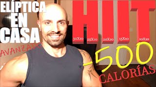 RUTINA DE EJERCICIOS ELIPTICA PARA BAJAR PESO 2021  CLASE HIIT  COMO USAR ELÍPTICA BIEN PARA HIIT [upl. by Hannala365]