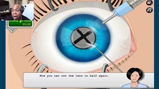 I WOULD RATHER DIE THEN HAVE THIS DONE TO ME  Eye Surgery Simulator [upl. by Rehpotsyrk]