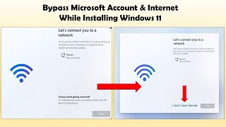 How to Bypass Microsoft Account amp Internet While Installing Windows 11 2024 [upl. by Ynor10]