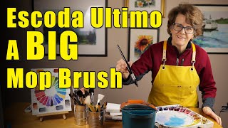 Escoda Ultimo Mop Brush  A Big Mop with a Fine Point [upl. by Oralia]