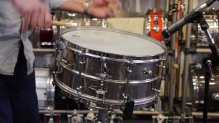 1930’s Slingerland Nickel Over Brass Snare Drum 65x15 [upl. by Gardiner]