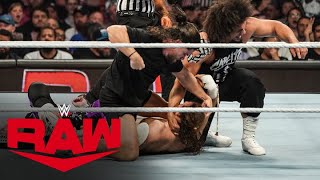 Sami Zayn and Jey Uso brawl with Bron Breakker and The Judgment Day Raw highlights July 29 2024 [upl. by Ecnarwal]