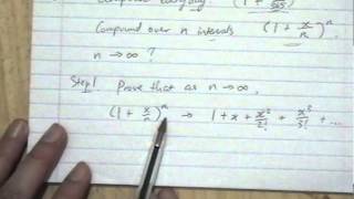 proof exponential function [upl. by Ibrad533]