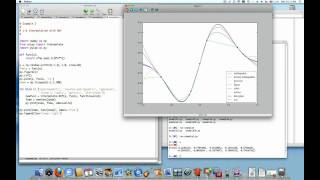 Python Interpolation 2 of 4 1d interpolation with Rbf [upl. by Esorrebma]