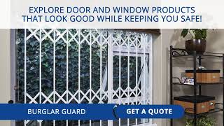 Trellidor Burglar Guard  Budgetfriendly Steel Window Burglar Bar [upl. by Atinuj]