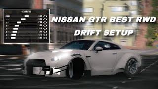 NISSAN GTR R35 Best RWD Drift Setup  Car Parking Multiplayer [upl. by Aikal]