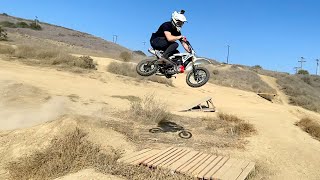 Big 110 Dirt Bike Jumps  Buttery Vlogs Ep122 [upl. by Adriell]