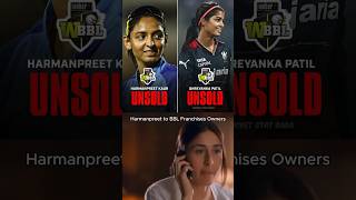 Harmanpreet amp Shreyanka Patil Unsold in WBBL [upl. by Soilissav]