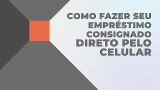 Como formalizar digitalmente o seu empréstimo consignado no PAN [upl. by Sheply235]