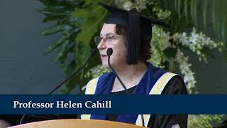 Graduation Occasional Address by Helen Cahill [upl. by Essiralc]