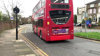 Turbo Whistle Stagecoach London  ADL Enviro400  LX11 BBV  422 to Bexleyheath Shopping Centre [upl. by Aliehs]