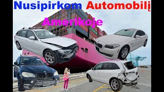 Kaip mes pirkom automobilį iš JAV pirkom viena nupirkom keturis Patarimai pastebejimai perkantiems [upl. by Giulia]