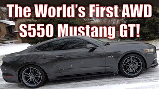 The Worlds First AWD S550 Mustang  American GTr Hits the Road All Wheel Drive Mustang Ep 25 [upl. by Aerdnaid]