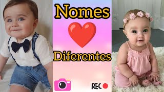 NOMES DIFERENTES quot MASCULINO E FEMININOquot [upl. by Conant56]