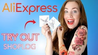 TIJDELIJKE TATTOOS VOOR 3 EURO DIY  ALIEXPRESS SHOPLOG  ♥ iamtheknees [upl. by Dlarej]