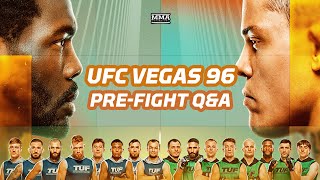 UFC Vegas 96 Cannonier vs Borralho LIVE Peoples PreFight Show  MMA Fighting [upl. by Linad301]