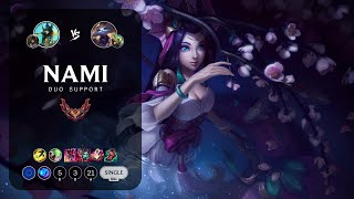 Nami Support vs Yuumi  EUW Grandmaster Patch 141 [upl. by Jania800]