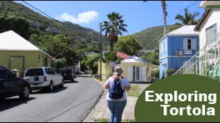 1st Visit to TORTOLA exploring on foot from cruise port Travel Vlog episode 16 [upl. by Rialc]