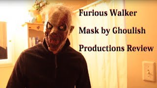 Furious Walker Mask by Ghoulish Productions Review [upl. by Cadmarr931]