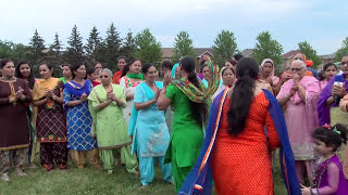 Boliyan Ladies Giddha at Senior Club event at Brampton covered by Apna Punjab TV Canada [upl. by Balas]