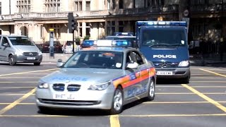 London Metropolitan Police SEG Convoy  High Security Prisoner Transport [upl. by Annoid]