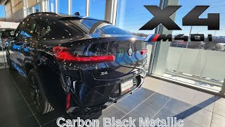 NEW ARRIVAL 2023 BMW X4 M40i Carbon Black Metallic Tacora Red [upl. by Assenov717]