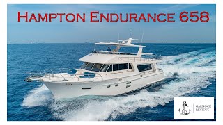 Hampton Endurance 658 LRC  2021 Ft Lauderdale International Boat Show Review [upl. by Loralee]