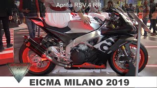 2020 Aprilia RSV4 RR 1000 Debut Walkaround At EICMA 2019 Fiera Milano Rho [upl. by Bluhm426]