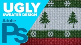 How to Create an Ugly Sweater in Photoshop [upl. by Leidgam12]