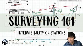 CE Board Exam Review Elementary Surveying  Intervisibility of Stations [upl. by Retniw]