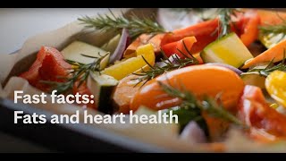 Fast facts Fats and heart health [upl. by Rus802]