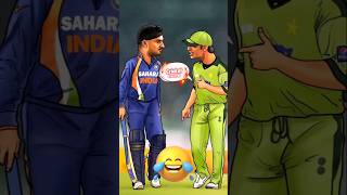 Harbhajan Singhs Revenge on Shoaib Akhtar 💀 cricket shorts [upl. by Idarb203]