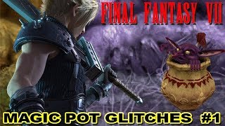 Final Fantasy VII Killing Magic Pot Without Giving Elixir 1 Gameshark Used [upl. by Sotos]