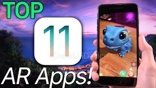 BEST 11 Top iOS 11 Apps Augmented Reality ARKit AR Games [upl. by Bea222]