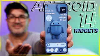 ANDROID 14 WIDGET KWGT ADAPTATIVO COM WALLPAPER 53 WIDGETS  7 WALLPAPER MATERIAL YOU [upl. by Chanda60]