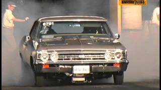 1967 Chevelle SS396 with 548cid motor amp 2 stage Nitrous  Drag Racing 1300hp [upl. by Colvin436]