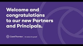 Grant Thornton LLP Canada 2019 New Partners and Principals [upl. by Hurless]