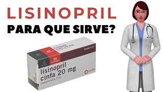 LISINOPRIL que es y para que sirve lisinopril como tomar lisinopril 20 mg tablets [upl. by Eeresed]